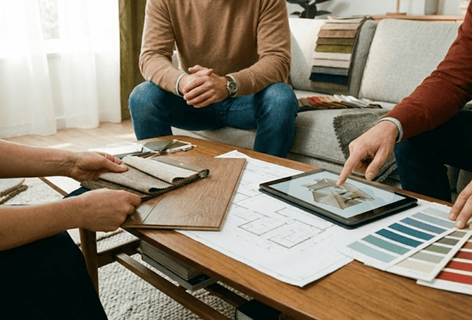 インテリアコーディネイトの画像